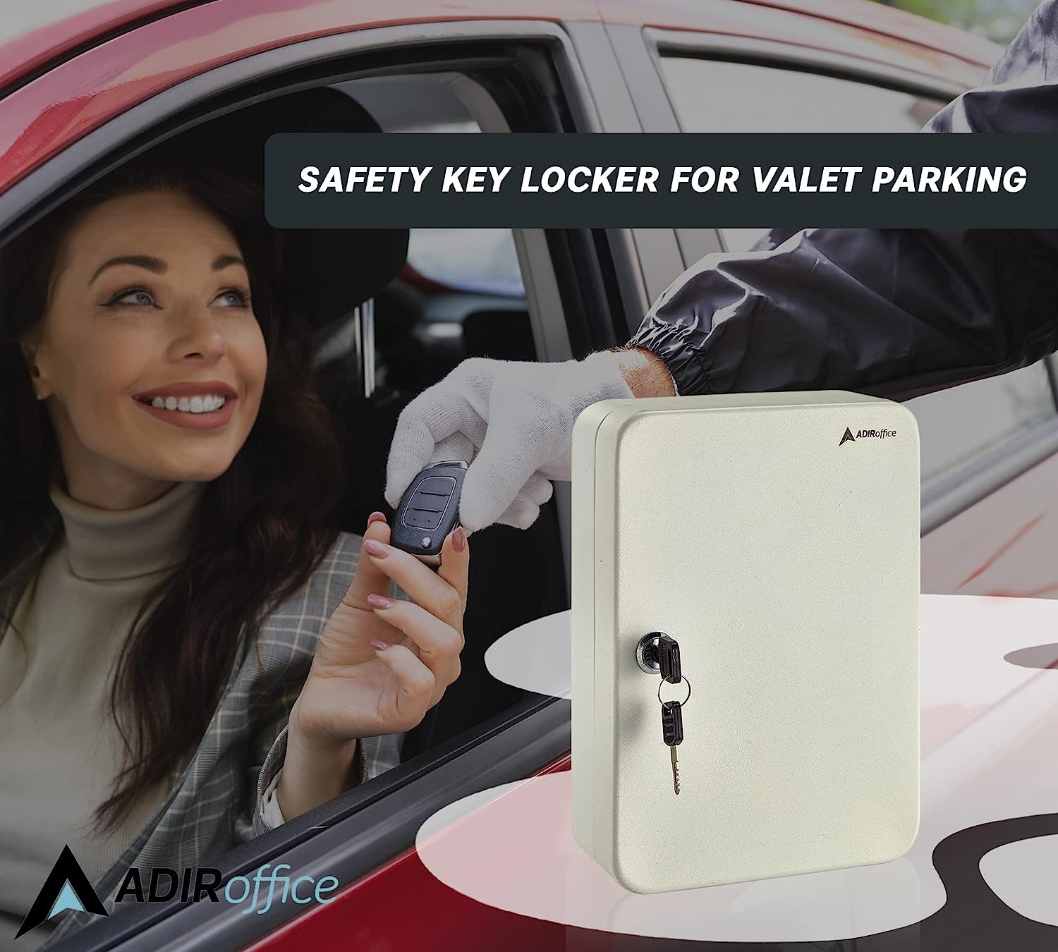 AdirOffice 681-48-WHI-PKG Key-Safes - View #8