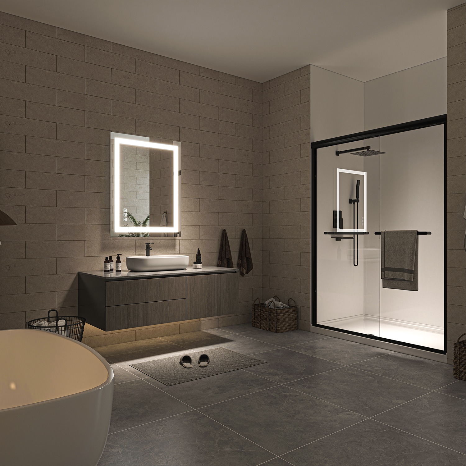 waterpar TKLO-19036 Framed-Bath-Mirrors - View #11