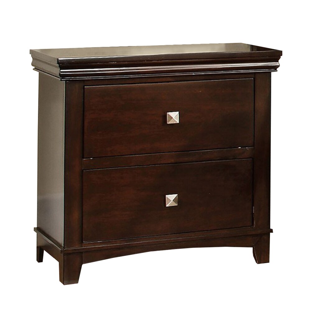 Benzara BM123109 Brown Nightstand