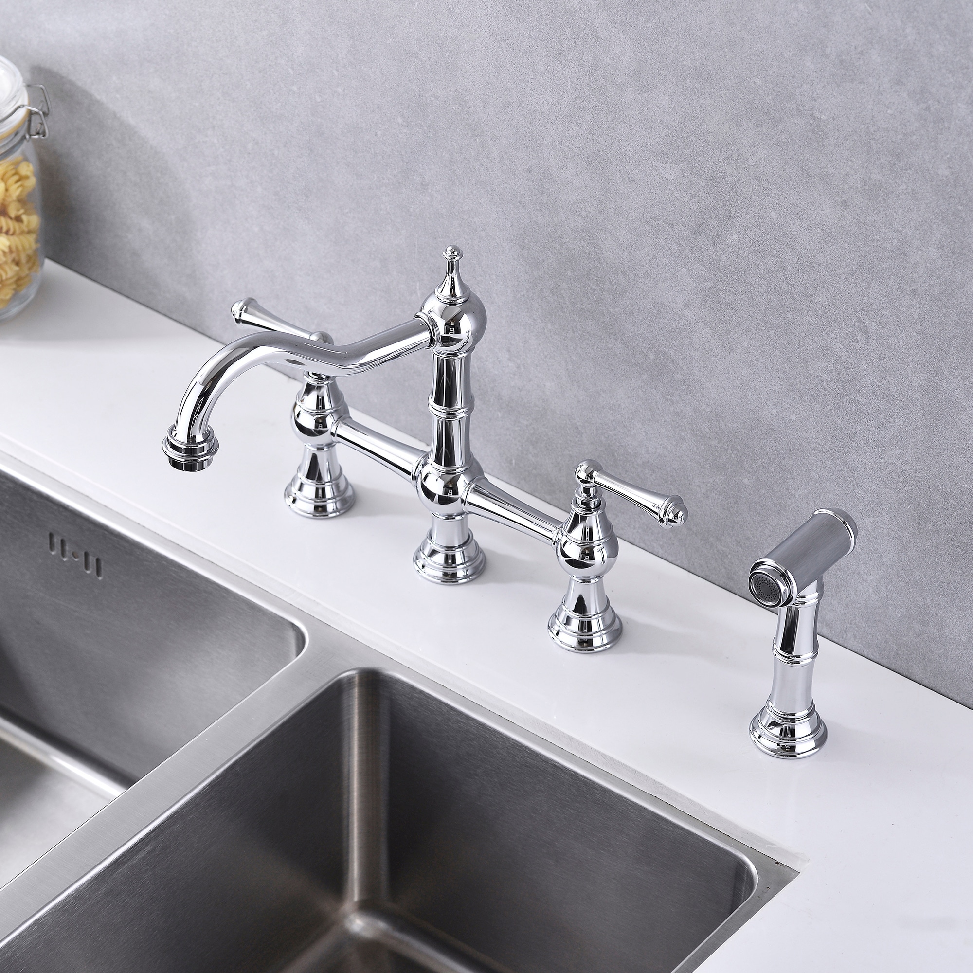 Mondawe MO278DT-CH Kitchen-Faucets - View #5