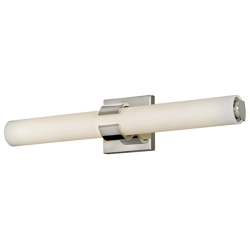 Hinkley 53062PN Aiden 22.75-in 2 -Light Polished Nickel Integrated LED Modern/contemporary Vanity light bar