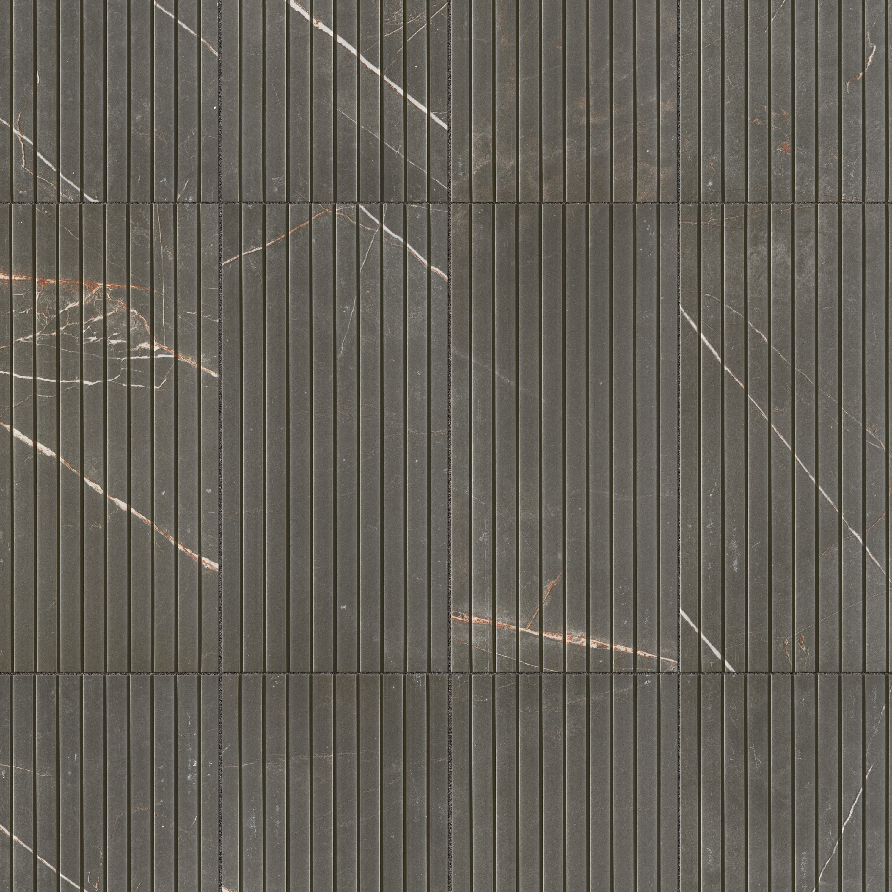 Affinity Tile Sample - Istanbul Strata Night 7-in x 7-in Multi-finish Porcelain Floor and Wall Tile