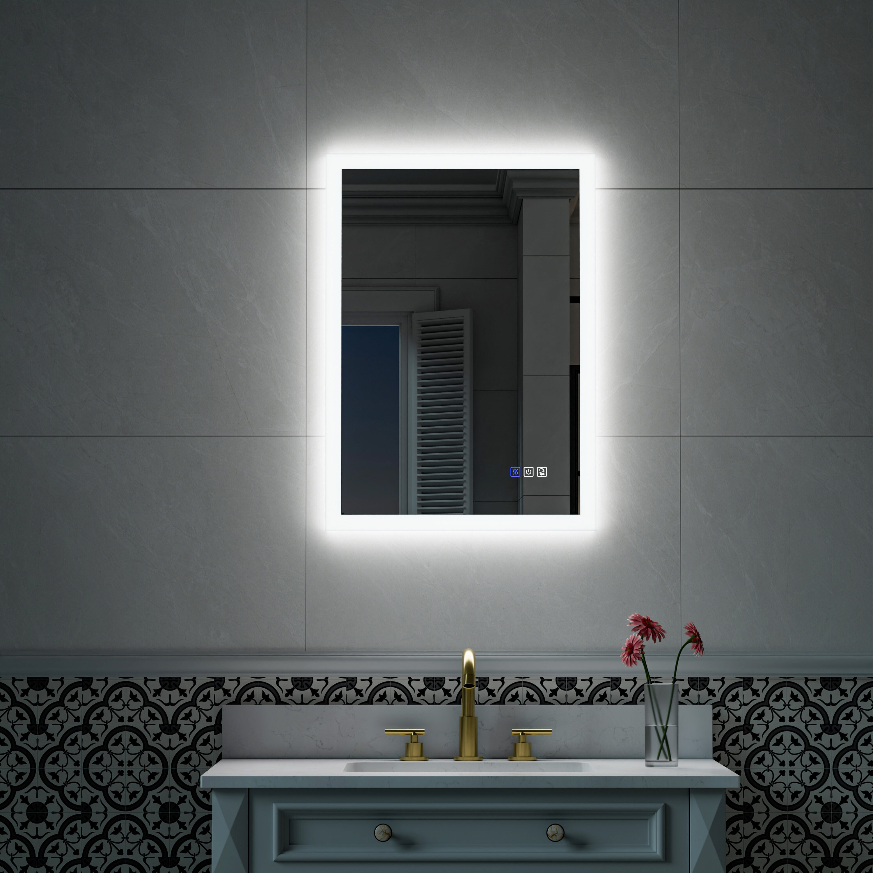 Forclover HYFE-8039CA Framed-Bath-Mirrors - View #8