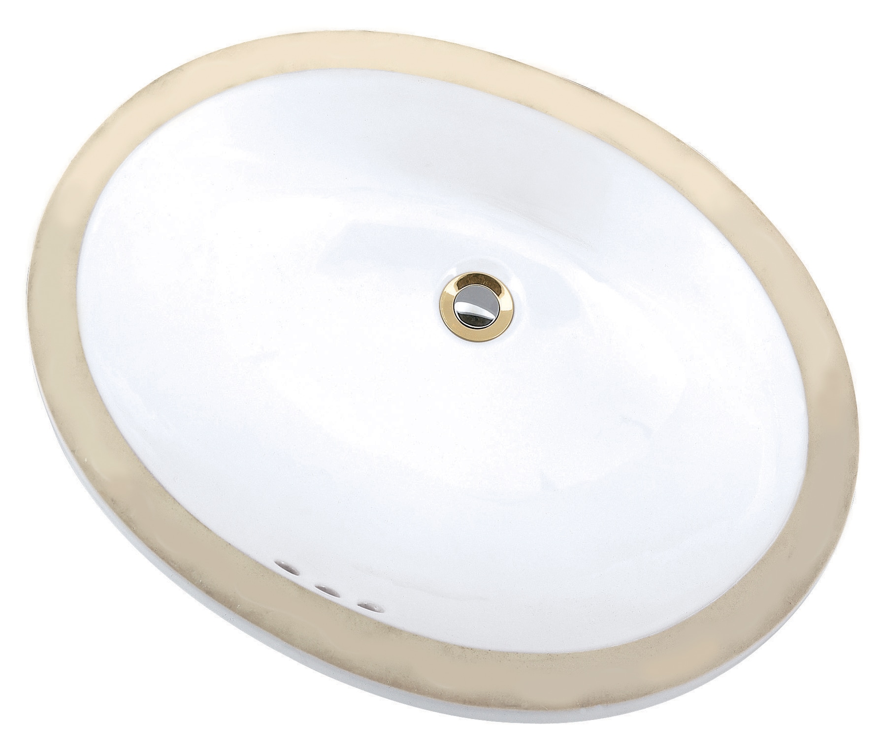 Mansfield 217010070 Maple Vitreous china Undermount Oval Traditional White Bathroom Sink ( 16-Inches x 19.75-Inches )