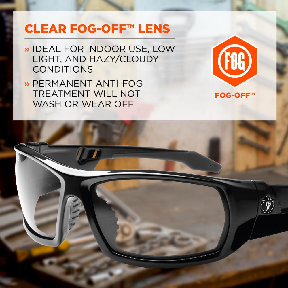 Skullerz 50003 Odin Plastic Anti-Fog Safety glasses