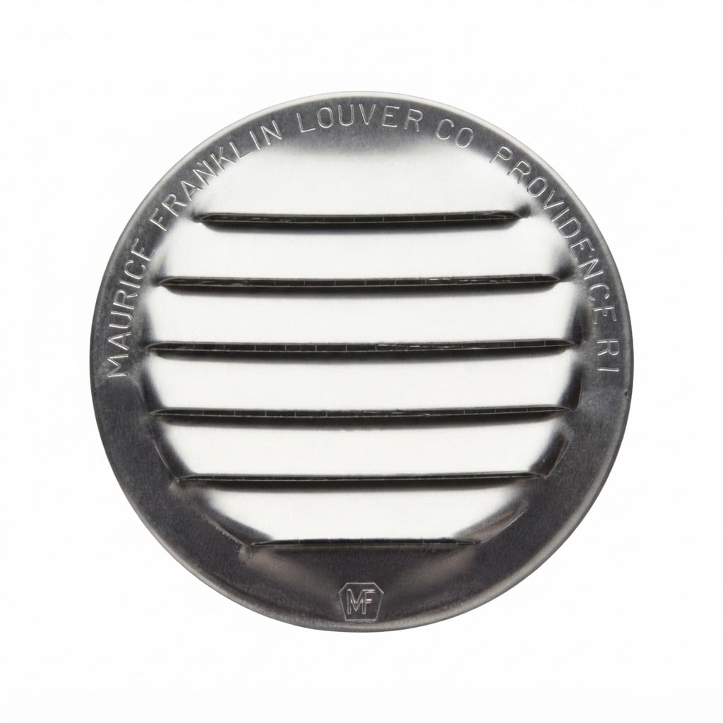 Maurice Franklin Louver  2.5 in. W X 2.5 in. L Bright Silver Aluminum Mini Louver