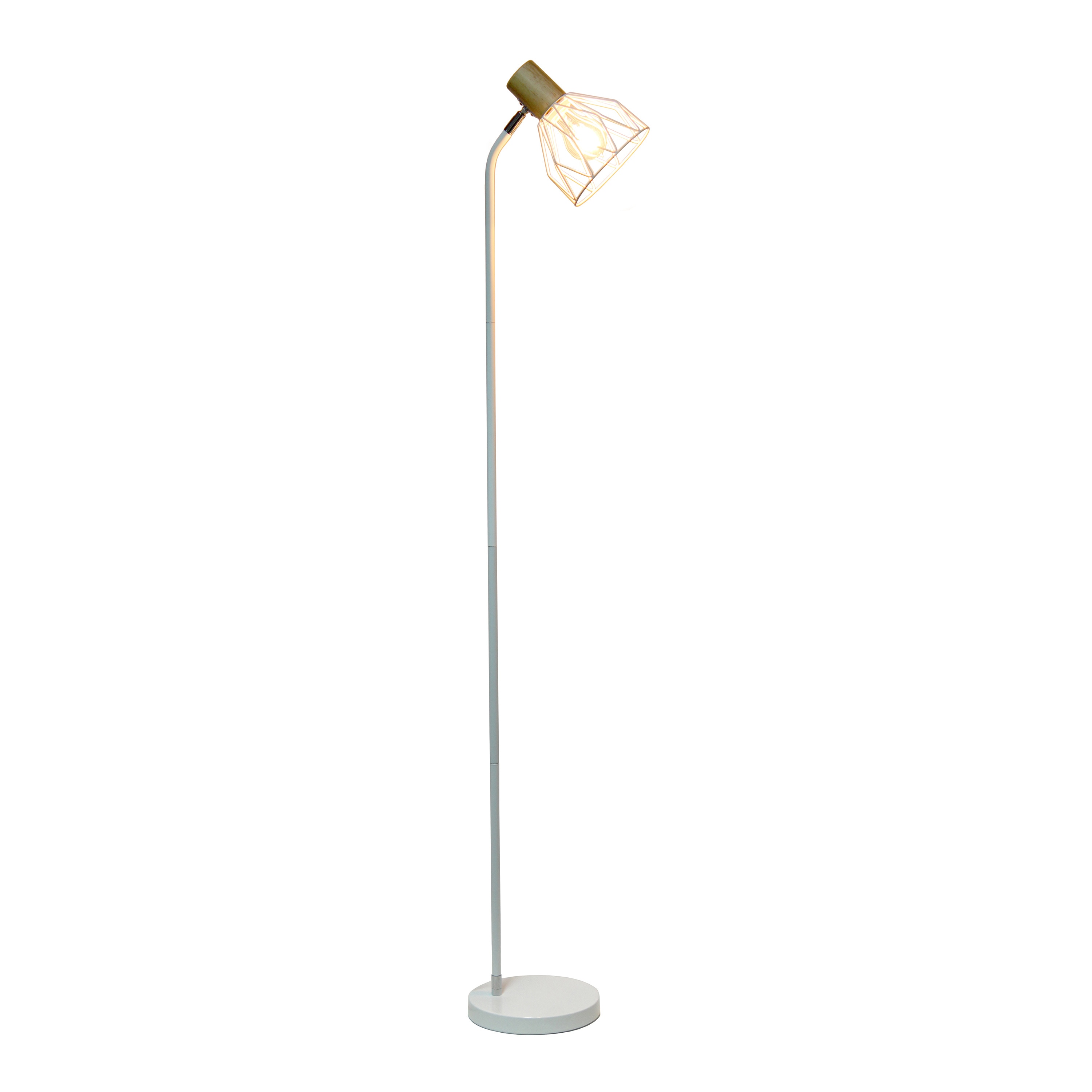 Simple Designs LF2019-WHT floorlamps - View #2