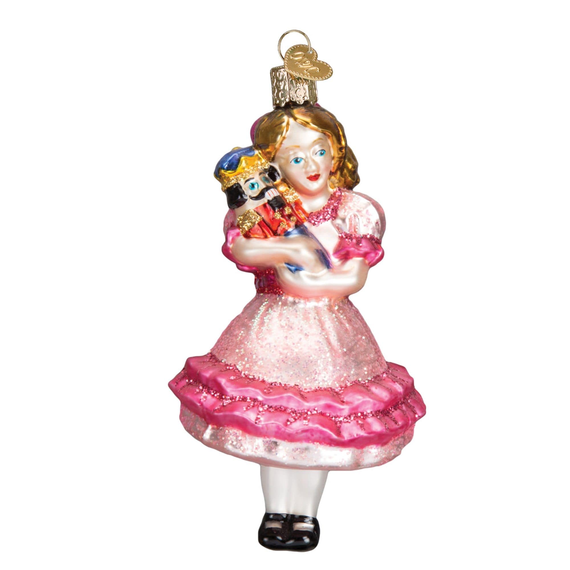 Old World Christmas 729343101129 Hanging Glass Tree Ornament - Clara from The Nutcracker Suite