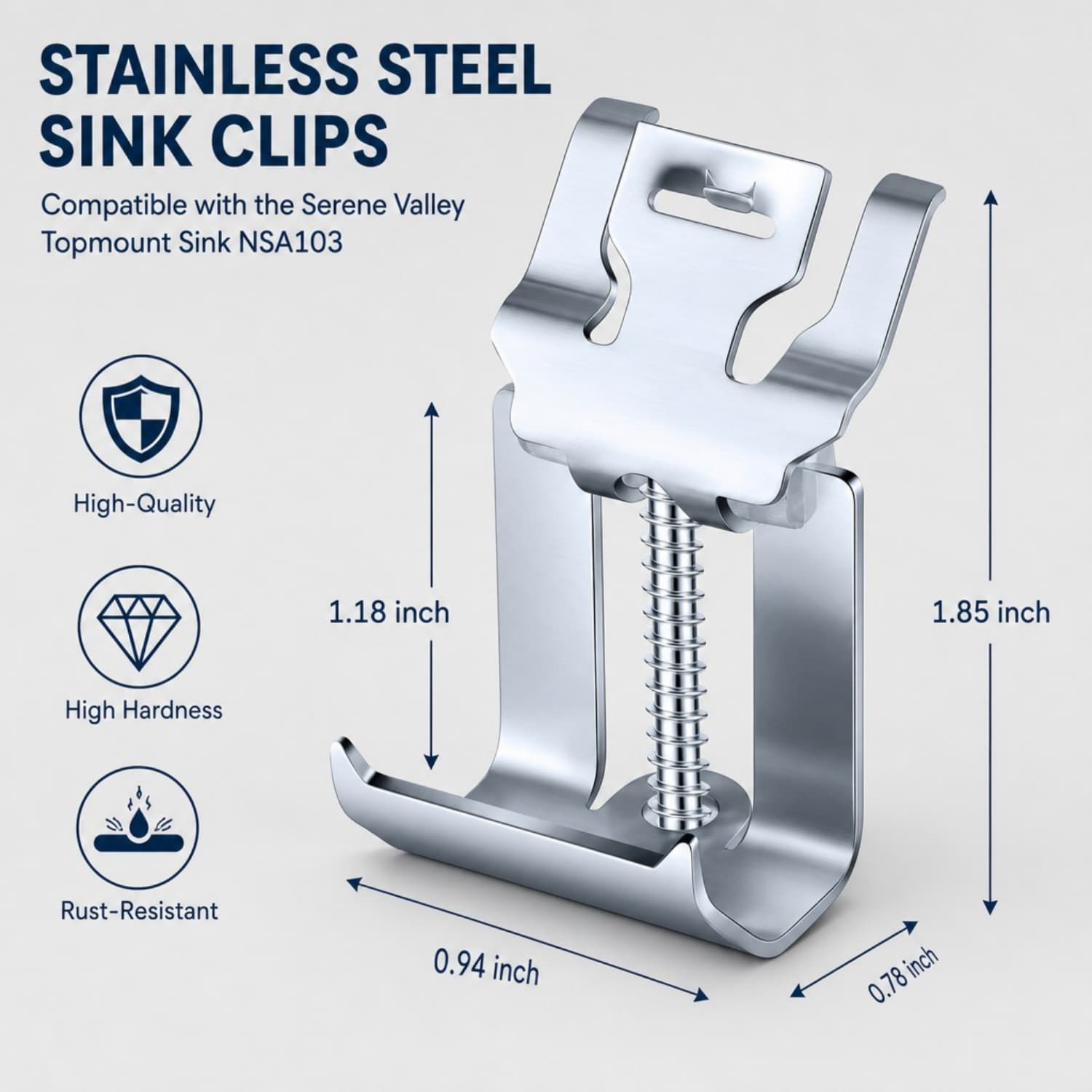 OGETFUUR L5ZQYA602SMH02 Sink-Mounting-Clips - View #3