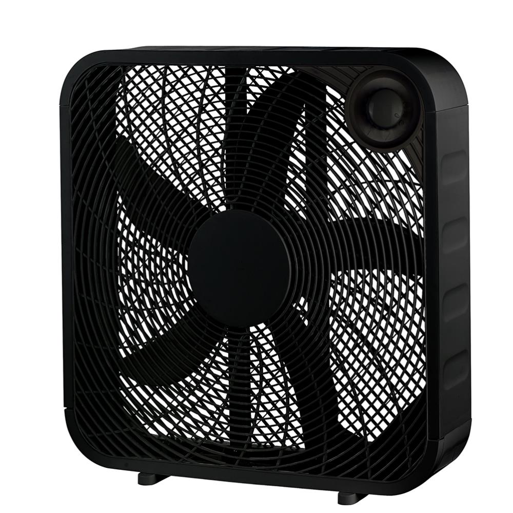 Utilitech 20-in 3-Speed Indoor Black Floor Fan