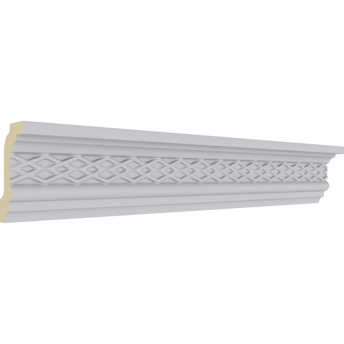 Ekena Millwork MLD03X01X03BR-CASE-2 Crown-Moulding - View #3