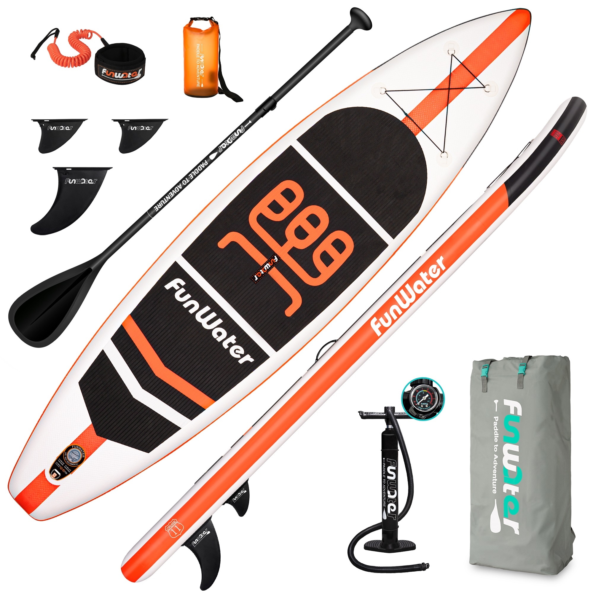 Wildaven MSWK044 11-ft Inflatable Stand Up Paddle Board