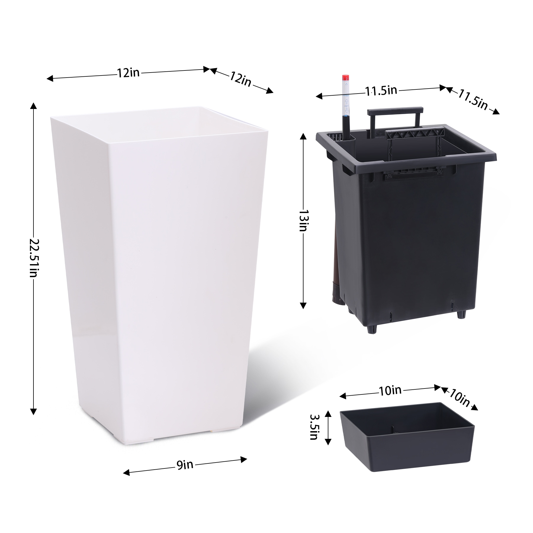 Qeetex KL-PHO-11GDUQRN Planter-Window-Box - View #4
