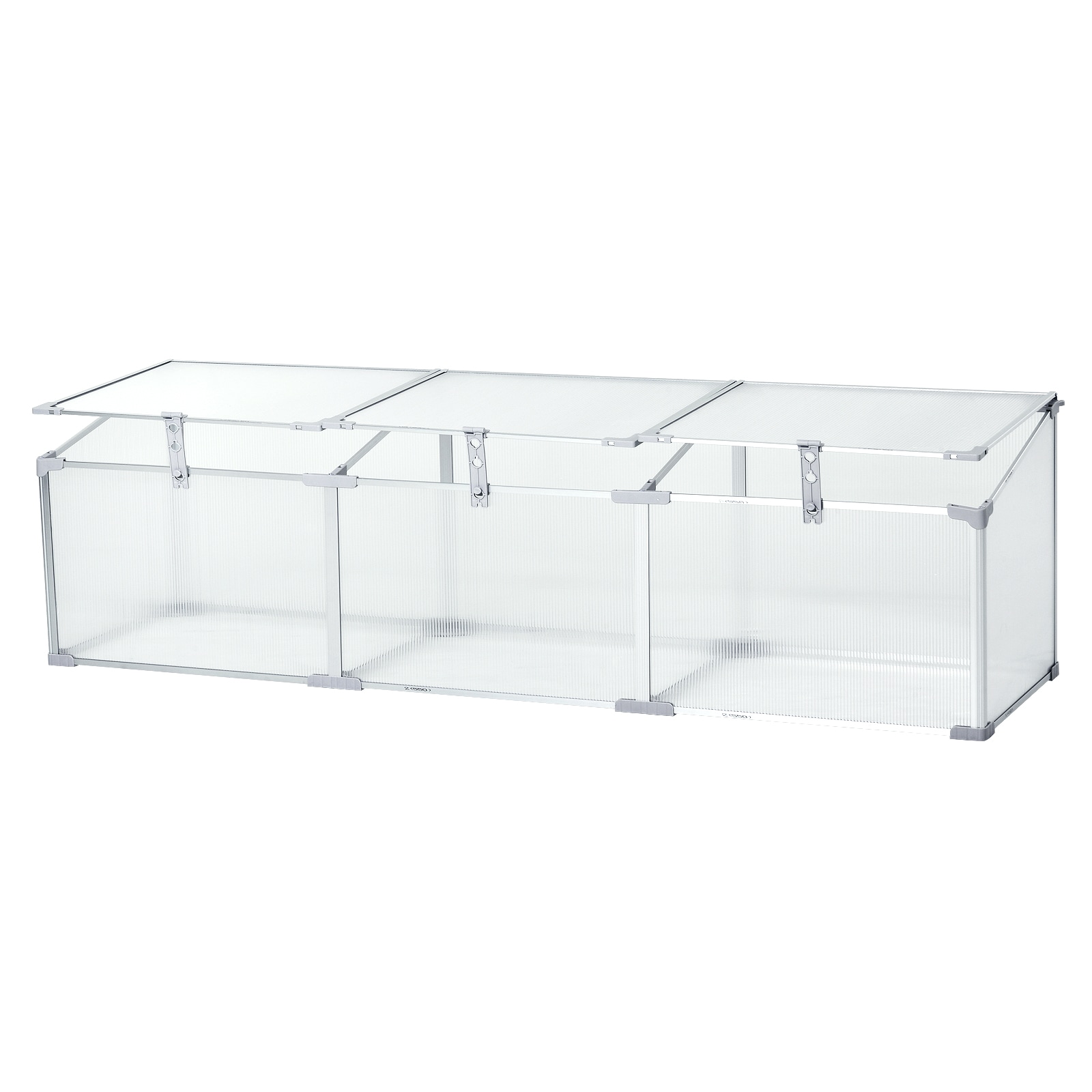 Outsunny 845-083 5.91-ft L x 1.75-ft W x 1.6-ft H Clear Greenhouse