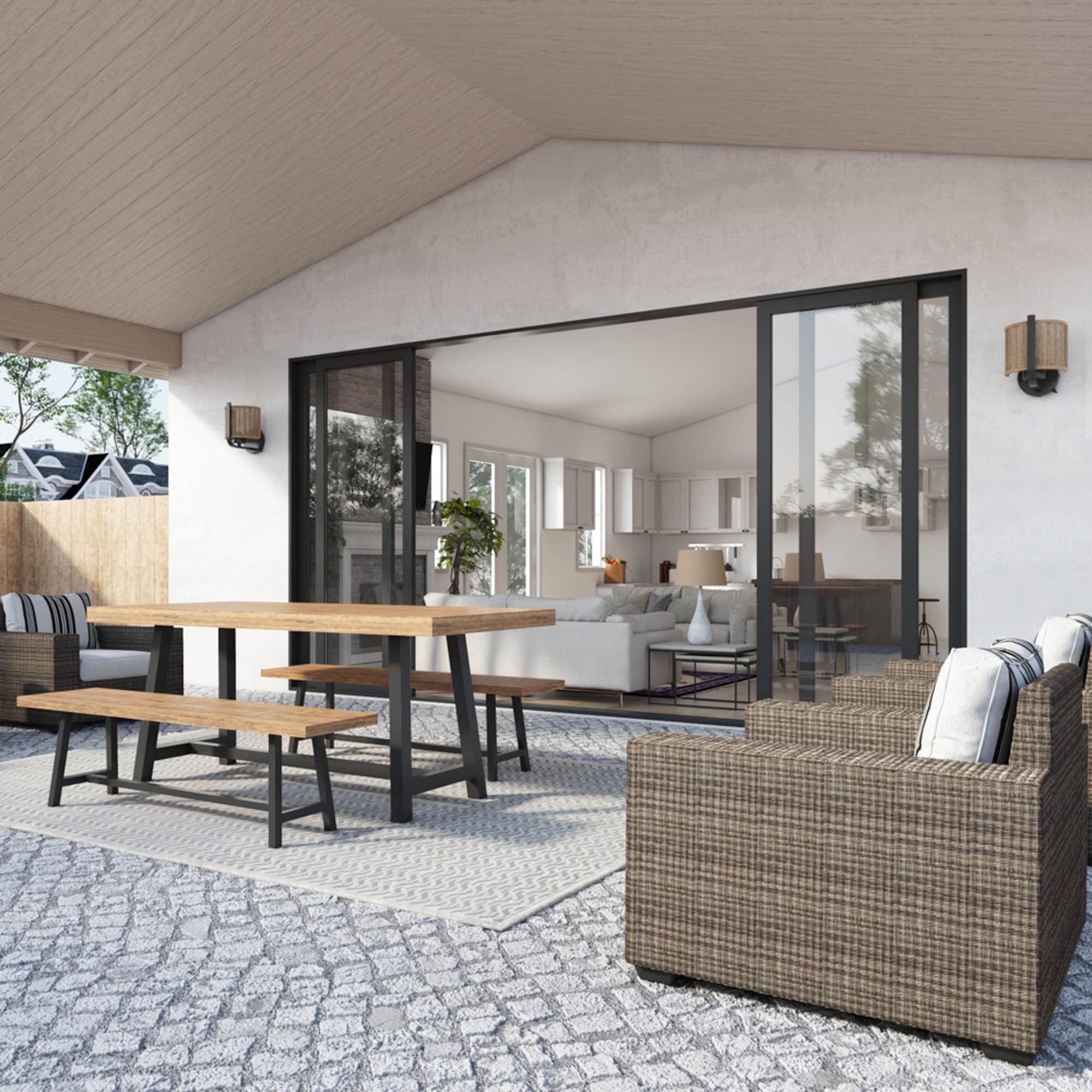 allen + roth 43044 Outdoor-Wall-Lighting - View #6