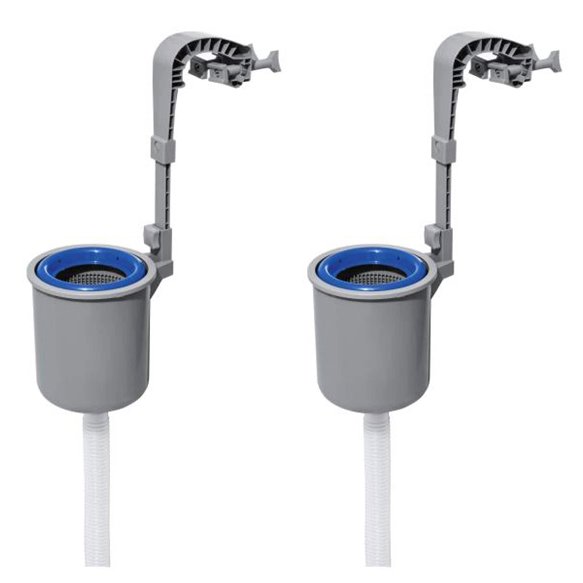 Bestway 2 X 58233E-BW2 Flowclear Wall Mounted Automatic Swimming Pool Surface Skimmer  2 Pack