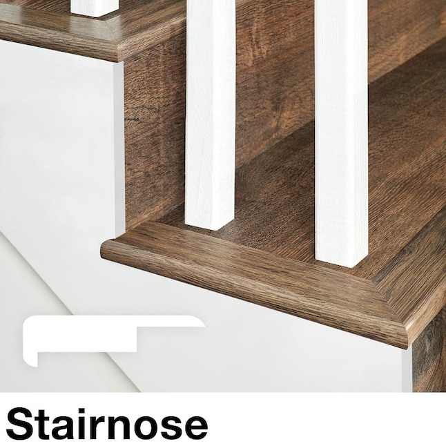 SimpleSolutions 2.37-in x 78.7-in Glenwood Oak Prefinished Stair Nosing SimpleSolutions 2.37-in x 78.7-in Glenwood Oak Prefinished Stair Nosing