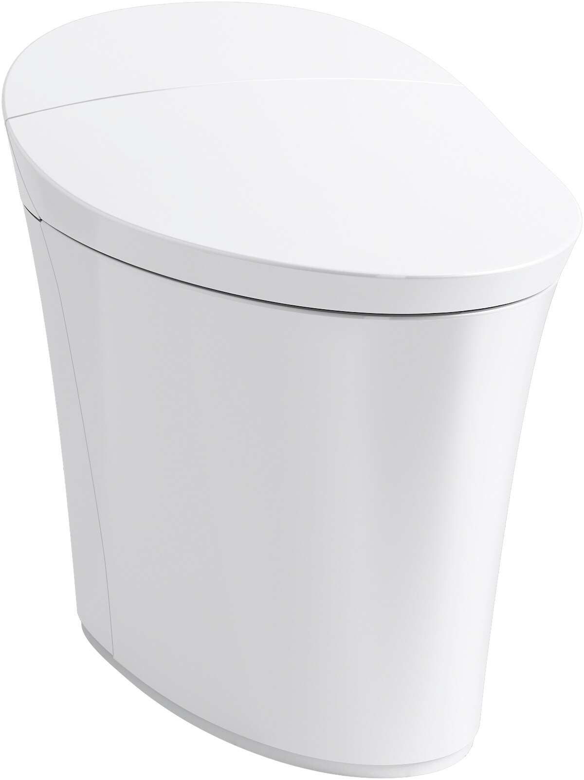 Elongated High-Efficiency Intelligent Toilet with Dual Flush and Heated Seat