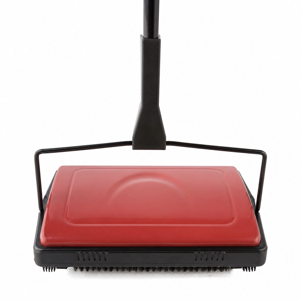 Aoibox -  Dark Red Mechanical Carpet Sweeper for Low Carpets Rugs Pet Hair Dust and Small Debris
