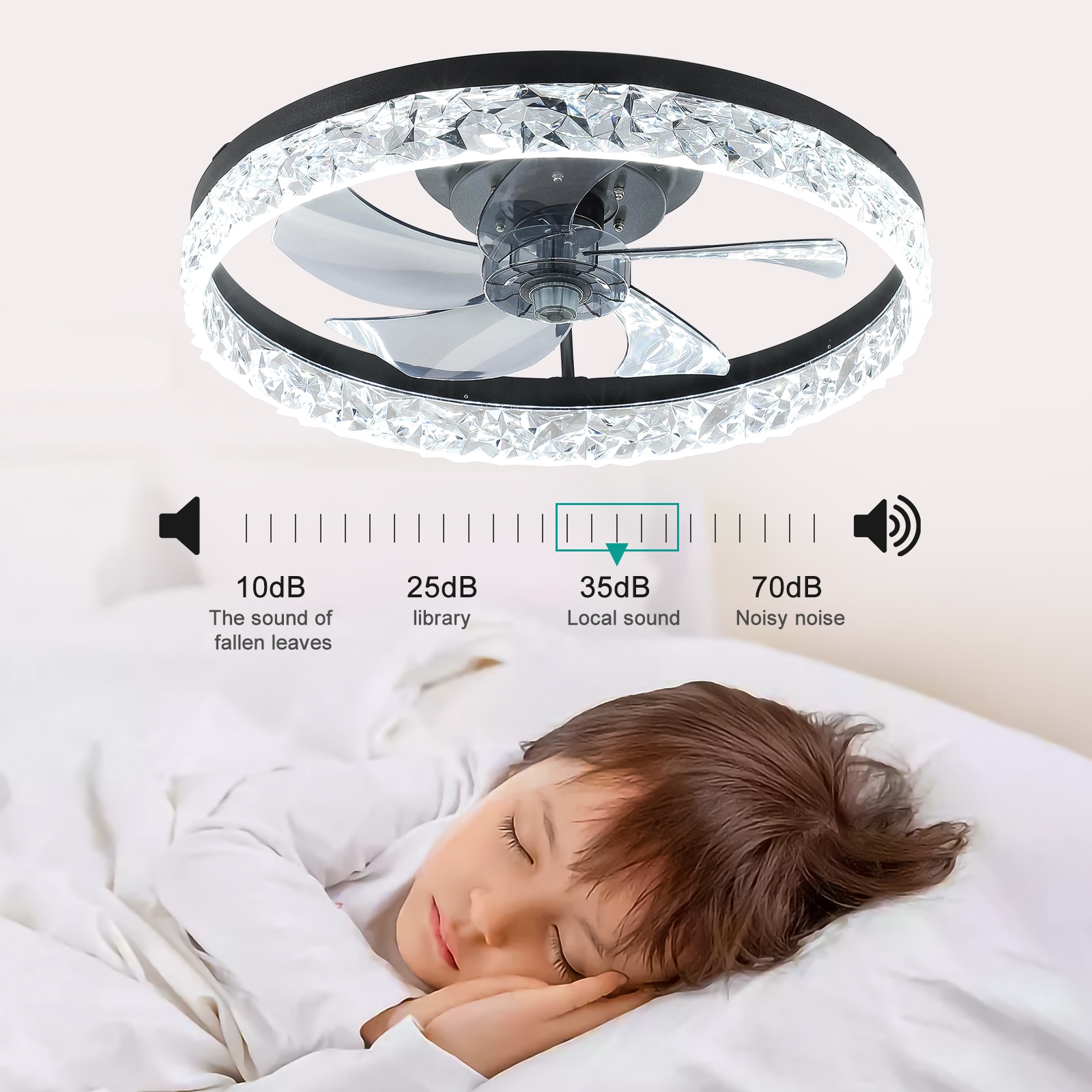 WELLFOR AMHEM-01AB Ceiling-Fans - View #3