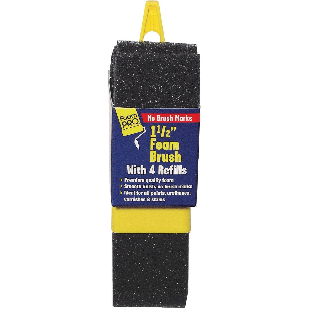 FoamPRO  715 Refillable Foam Brush with 4 Refills 1-1/2 in
