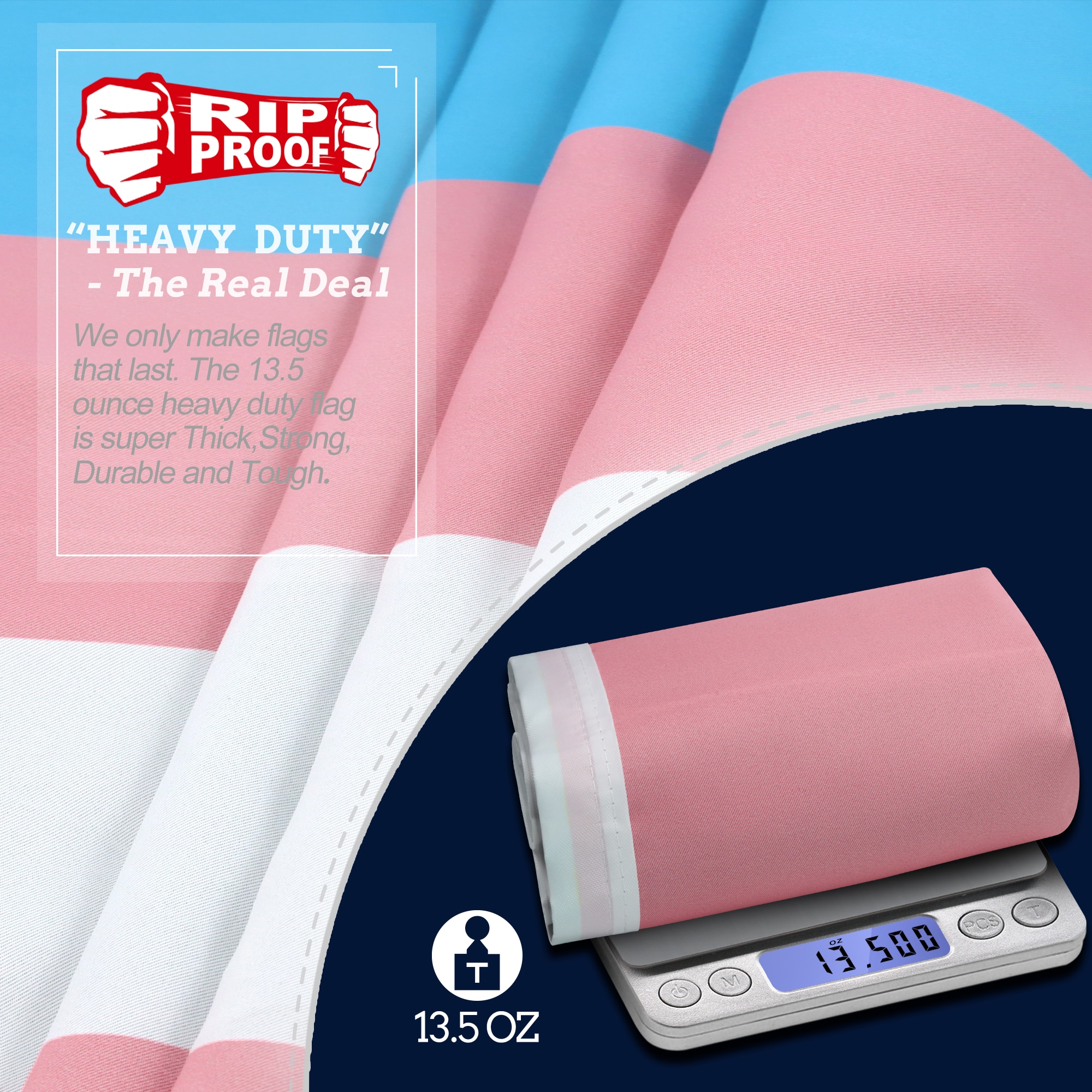 Anley A.FLAG.D.TRANSGENDER Decorative-Banner-Flags - View #2
