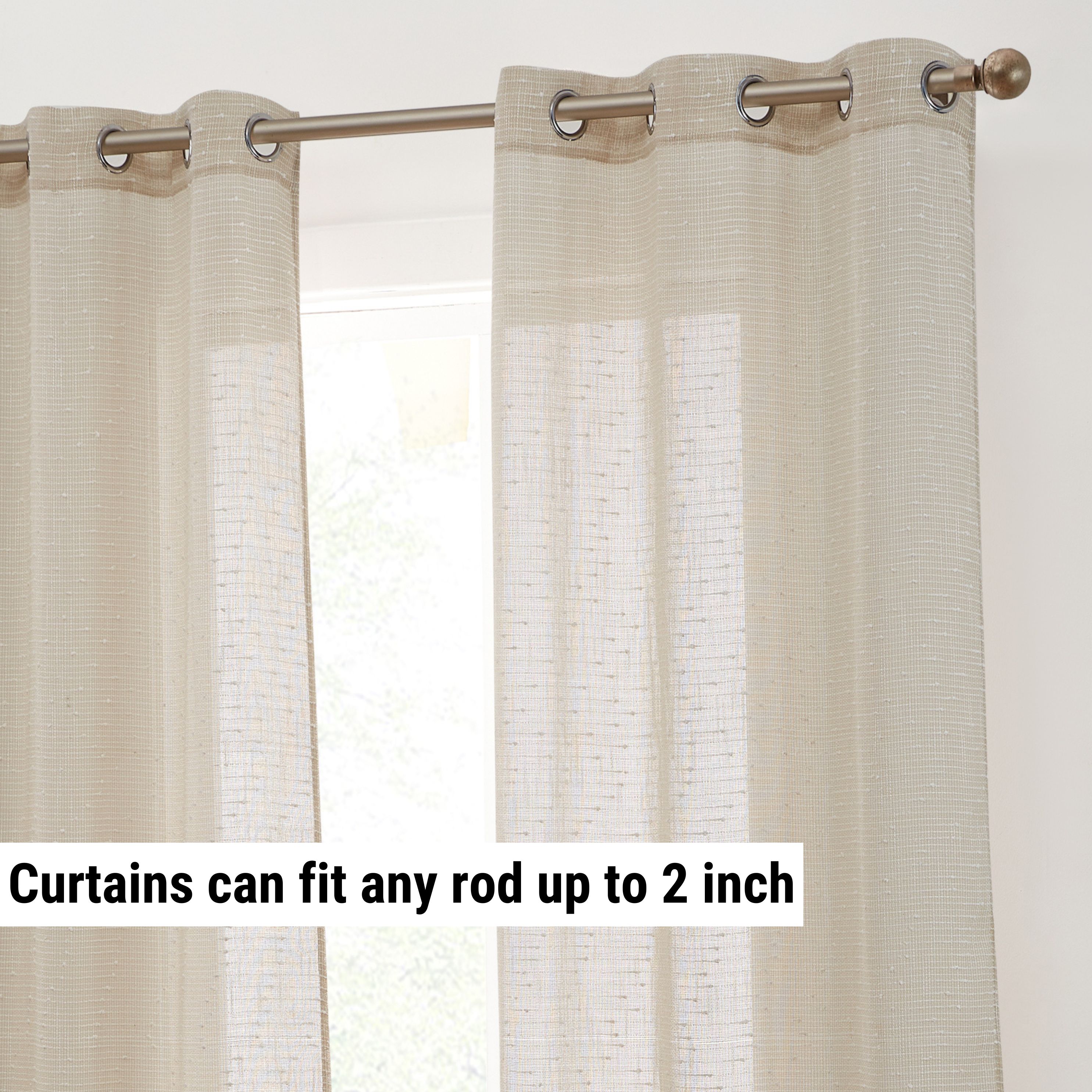 HLC.me EMLY-37X84BEIG curtains - View #3