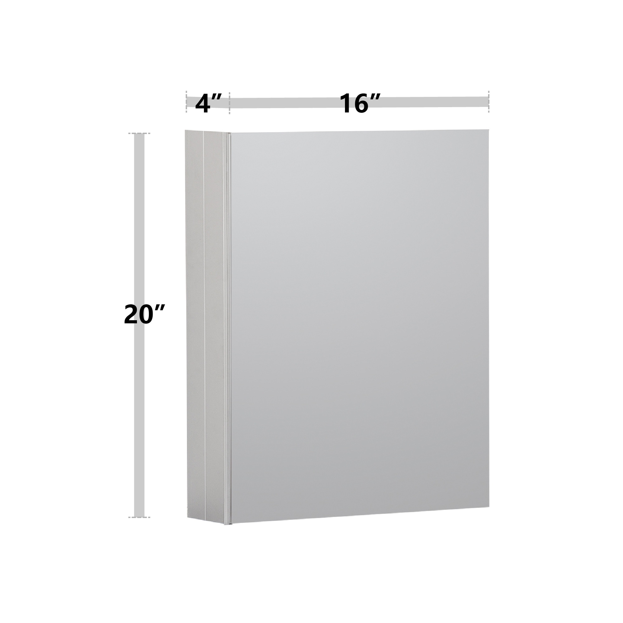 WELLFOR KAFMCA2S16-20 Bathroom-Medicine-Cabinets - View #7
