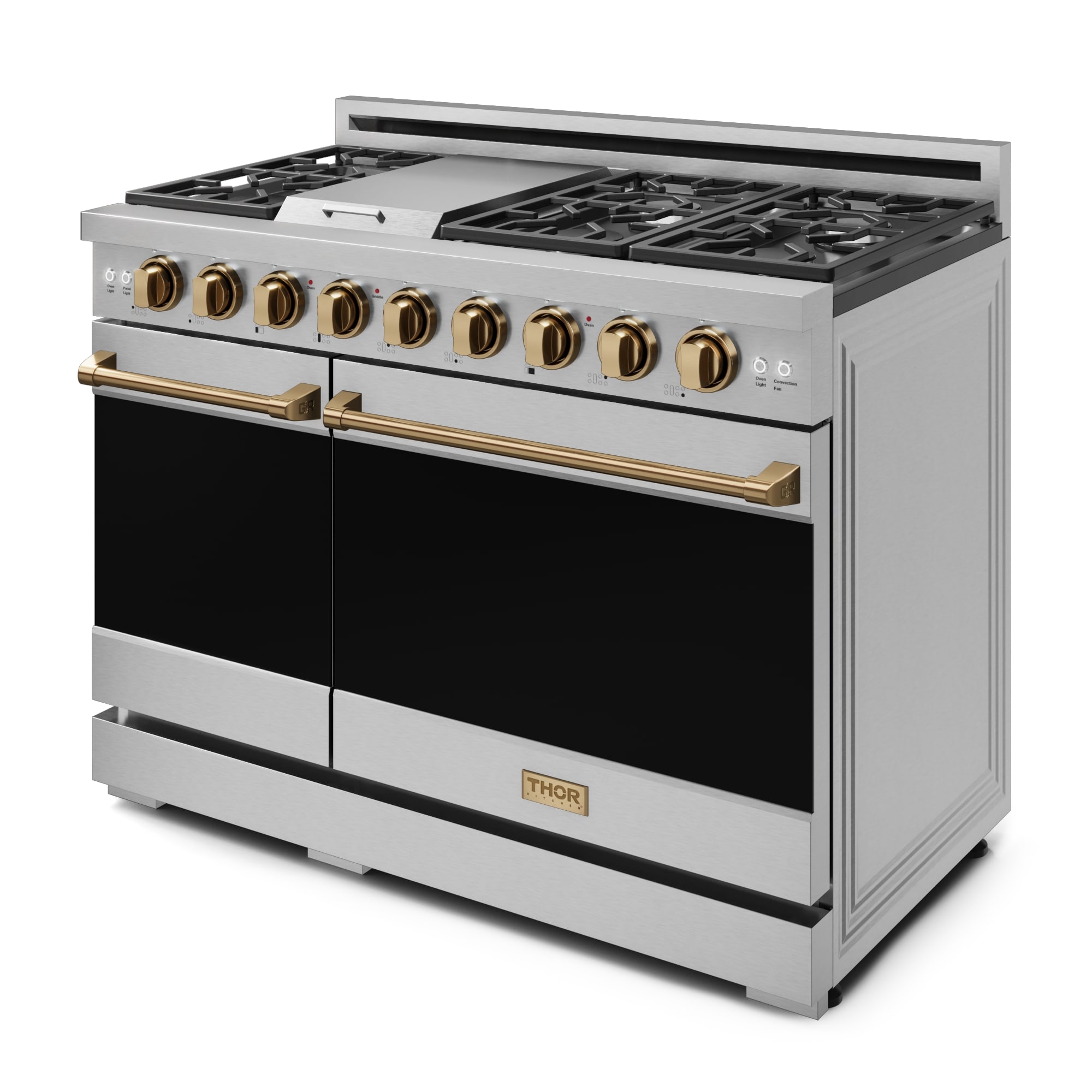 Thor Kitchen RSG48E-BRZ Double-Oven-Gas-Ranges - View #7