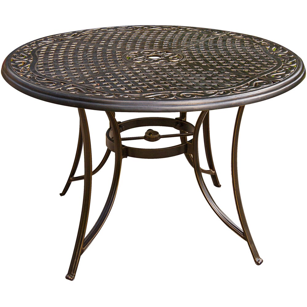 Hanover TRADDN7PCBR-BLU Patio-Dining-Sets - View #8