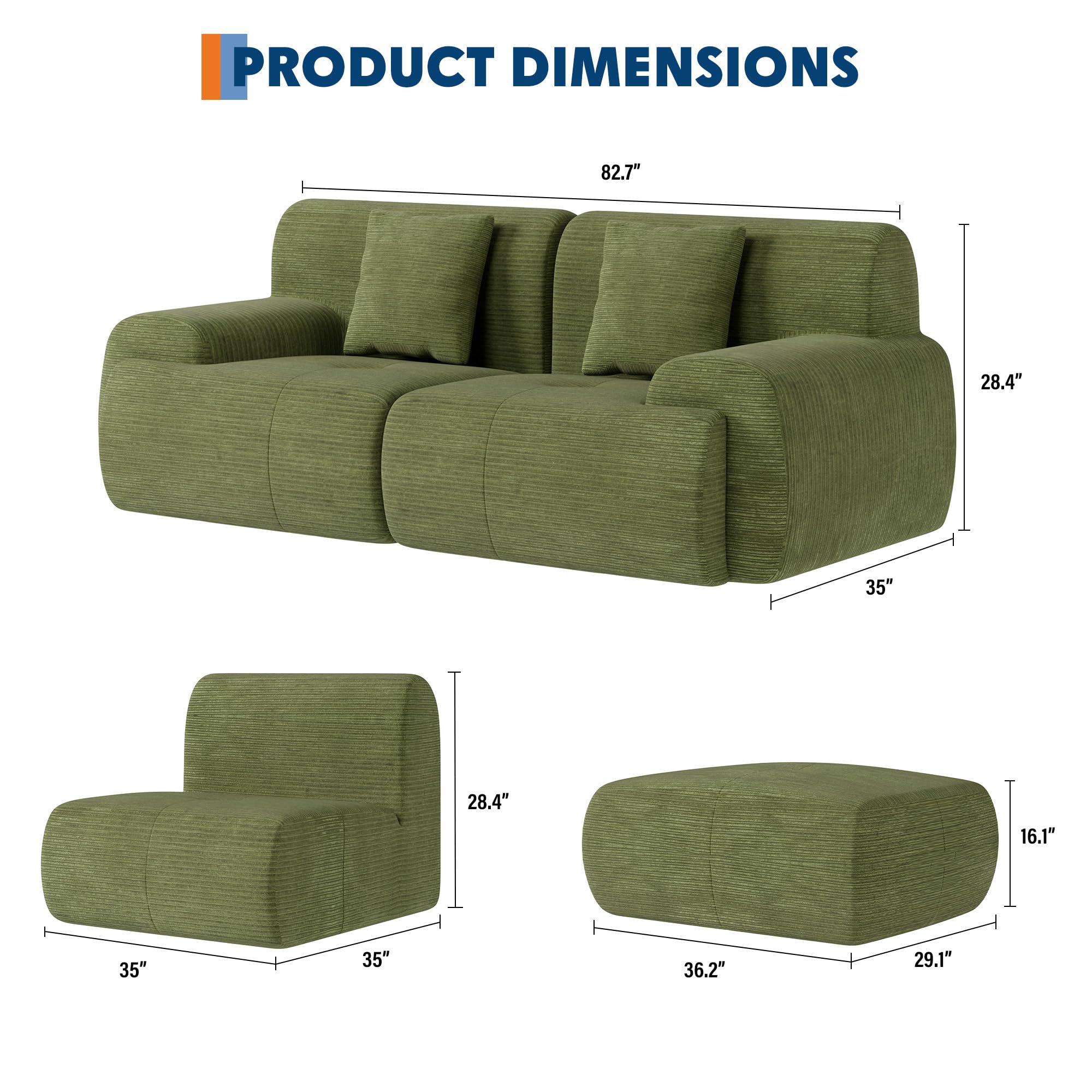 GarveeLife LOGRJYH-26051213 Sofas-Loveseats - View #2