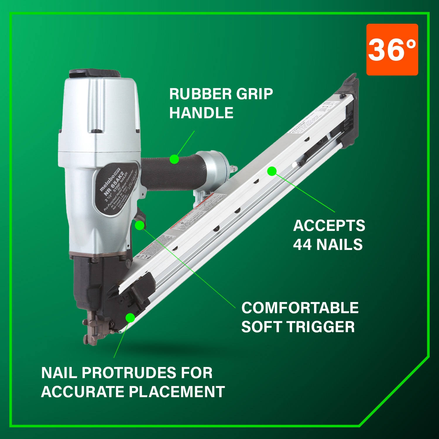 Metabo HPT NR65AK2M Specialty-Nailers - View #5