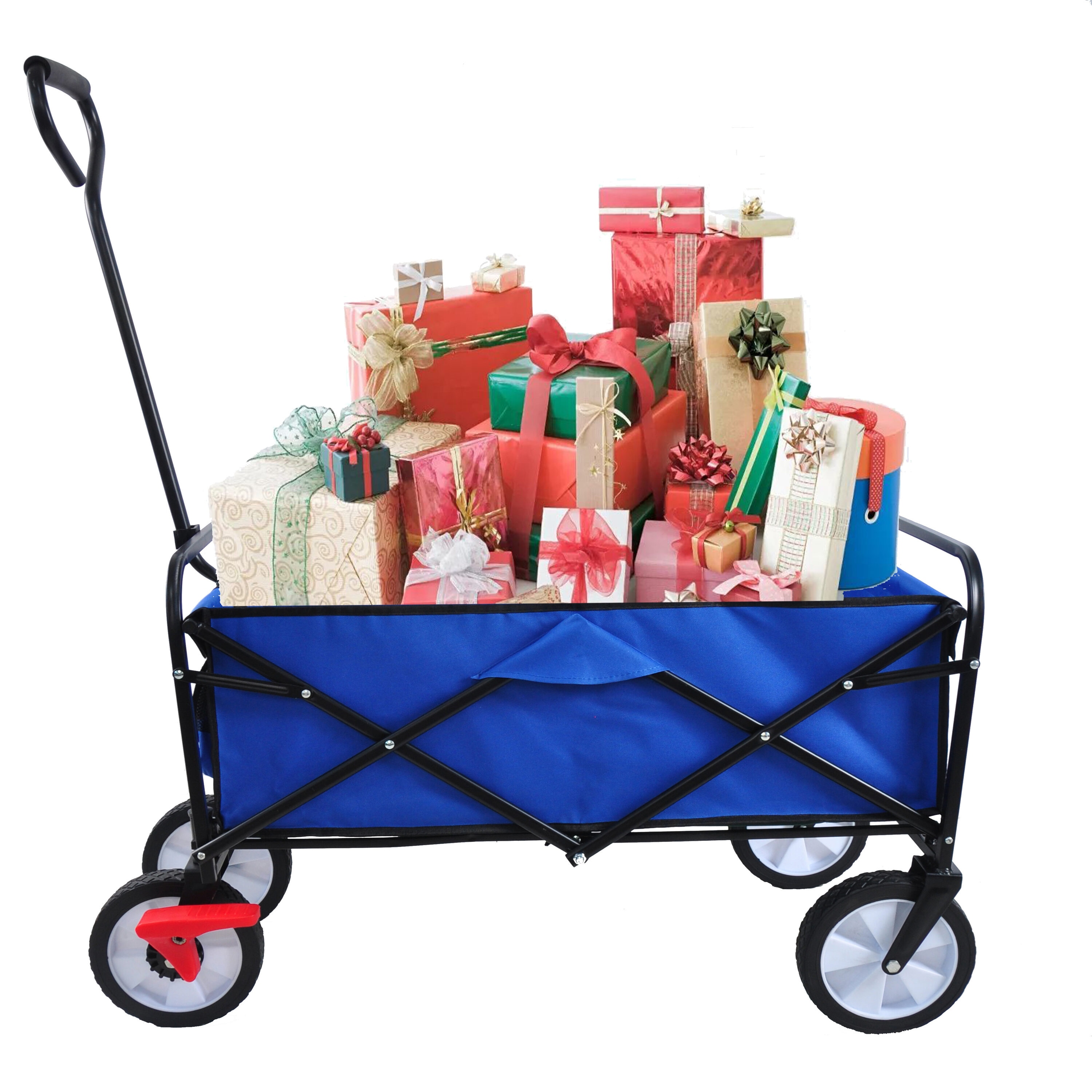 AHIOU HOME ZAAHG-46295C Carolyn 3.63-cu ft Steel Folding Yard Cart