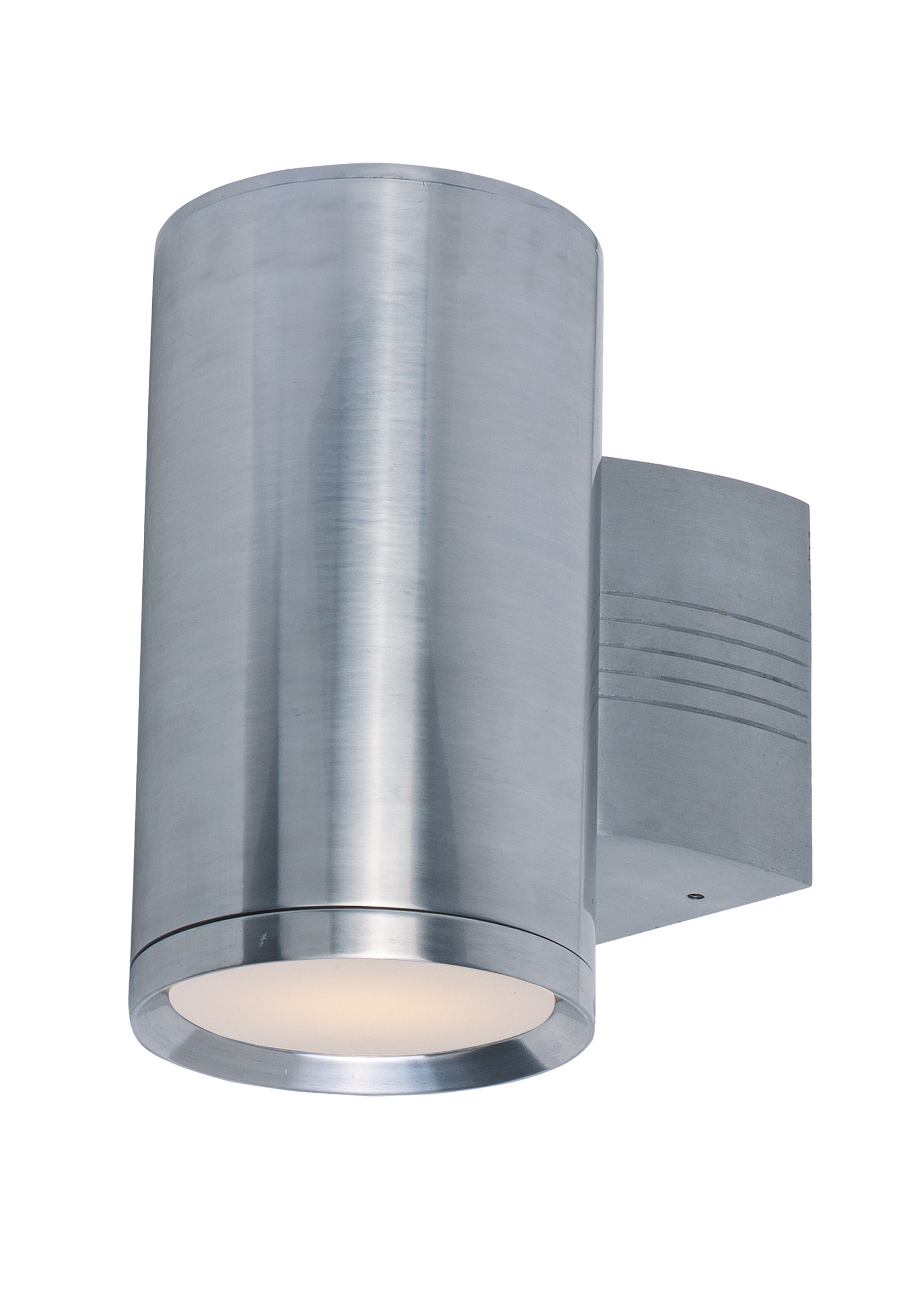 Maxim Lighting 6101AL Lightray 1 -Light 9.25-in H Brushed Steel Hardwired Dark Sky Outdoor Wall Light