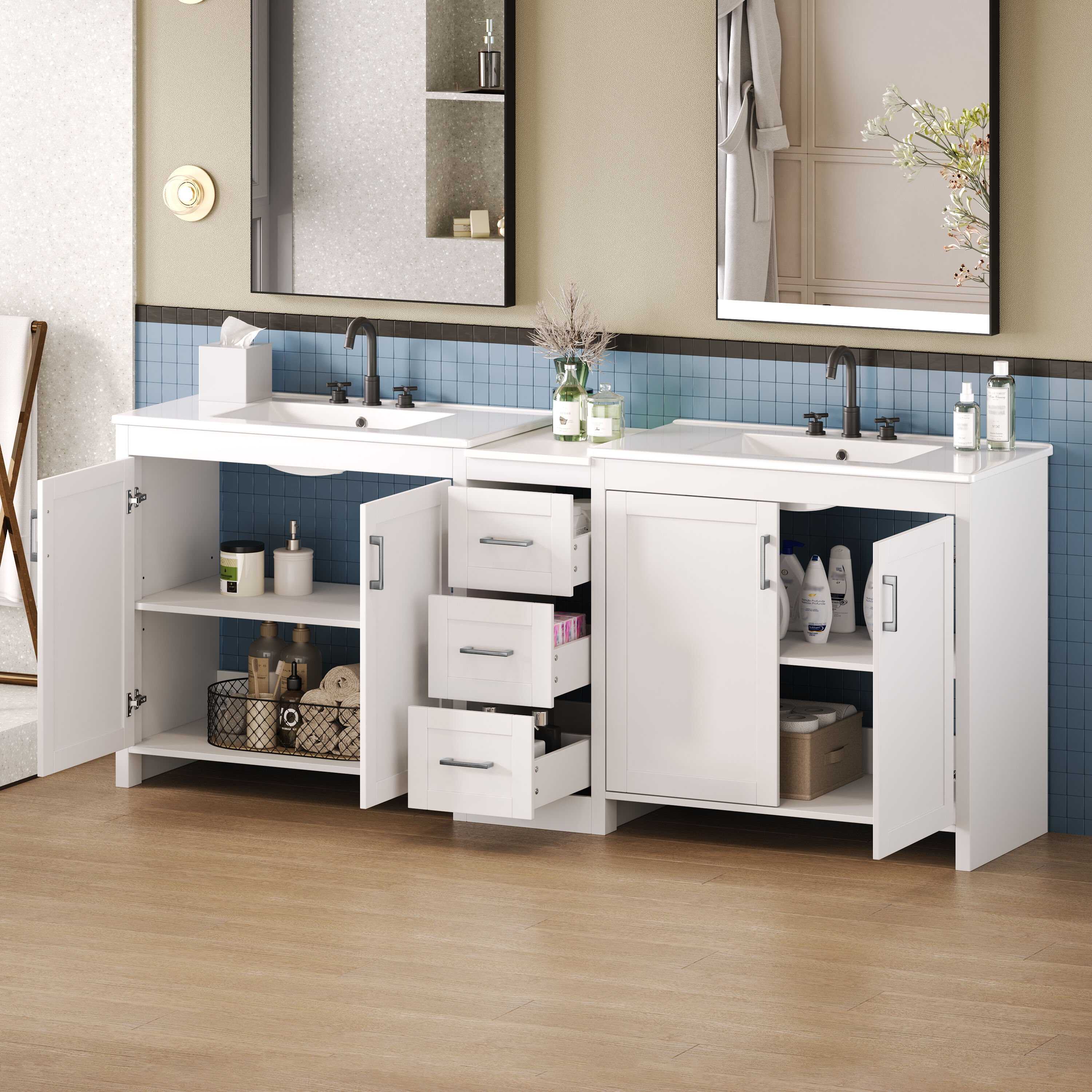 Forclover CNE-P286004W Bath-Vanity-Combo - View #6