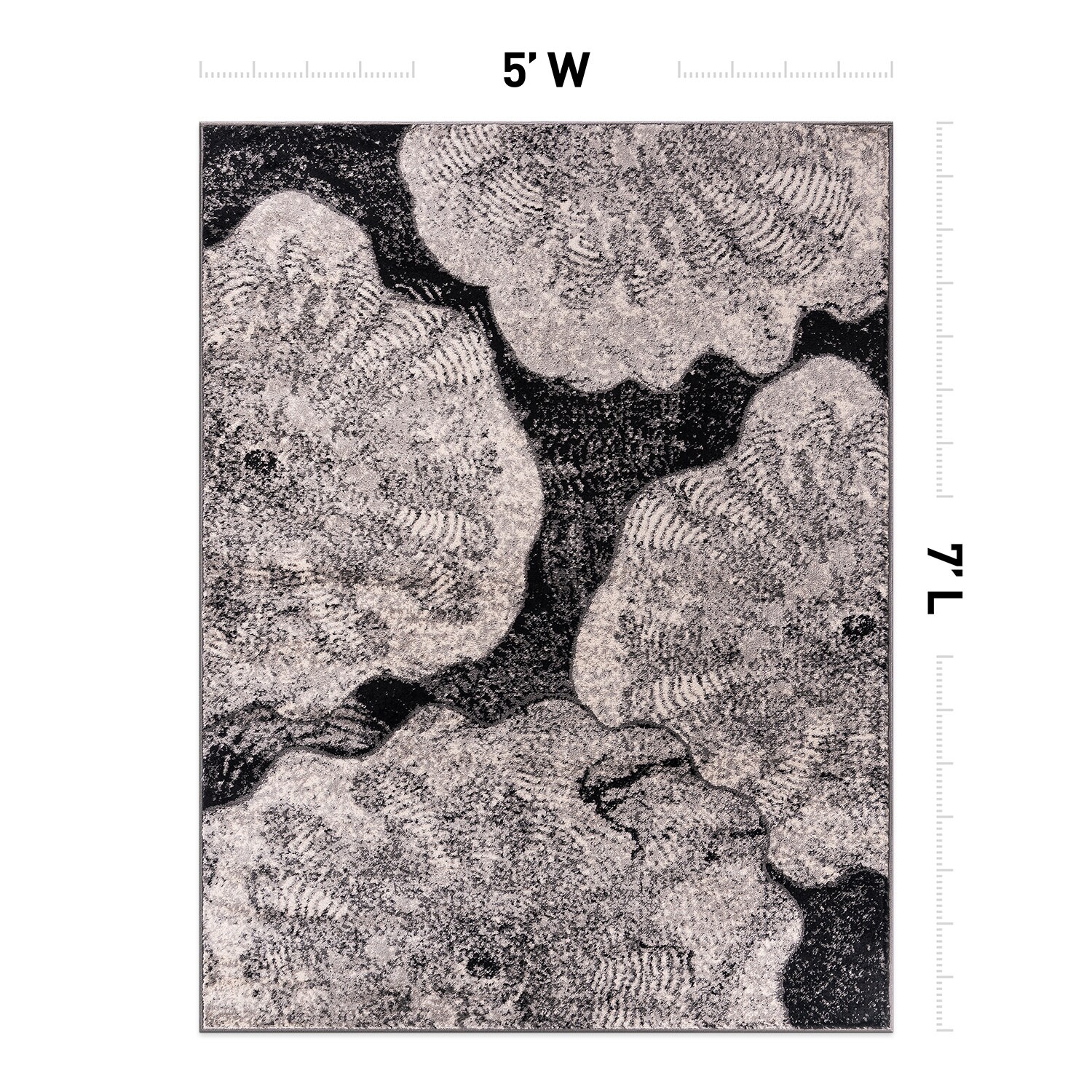 World Rug Gallery 400BLACK5X7 rugs - View #3