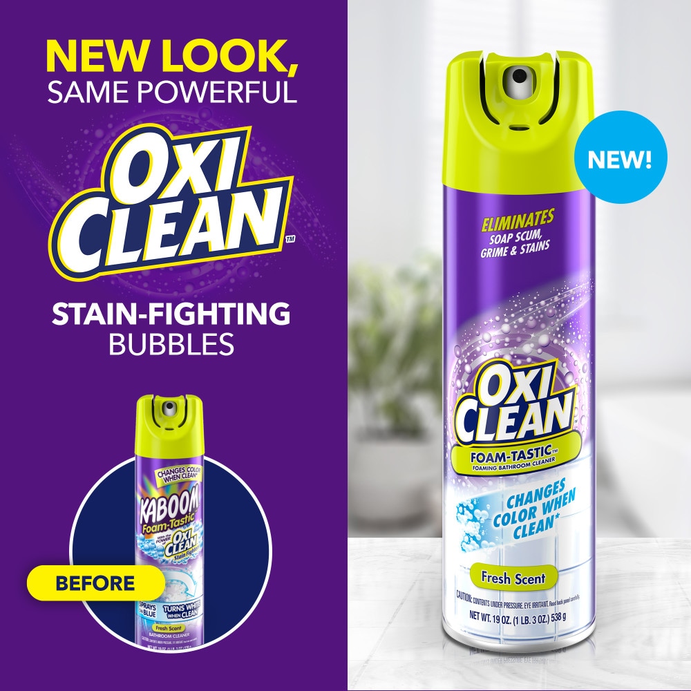 Scrub Free Bathroom Cleaner with Oxi Clean, Lemon Scent, 32 oz (3)
