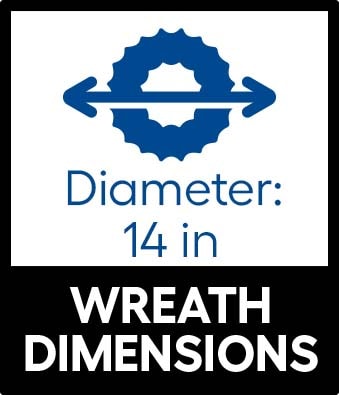 Worth Imports 5309 Artificial-Thanksgiving-Wreaths - View #2