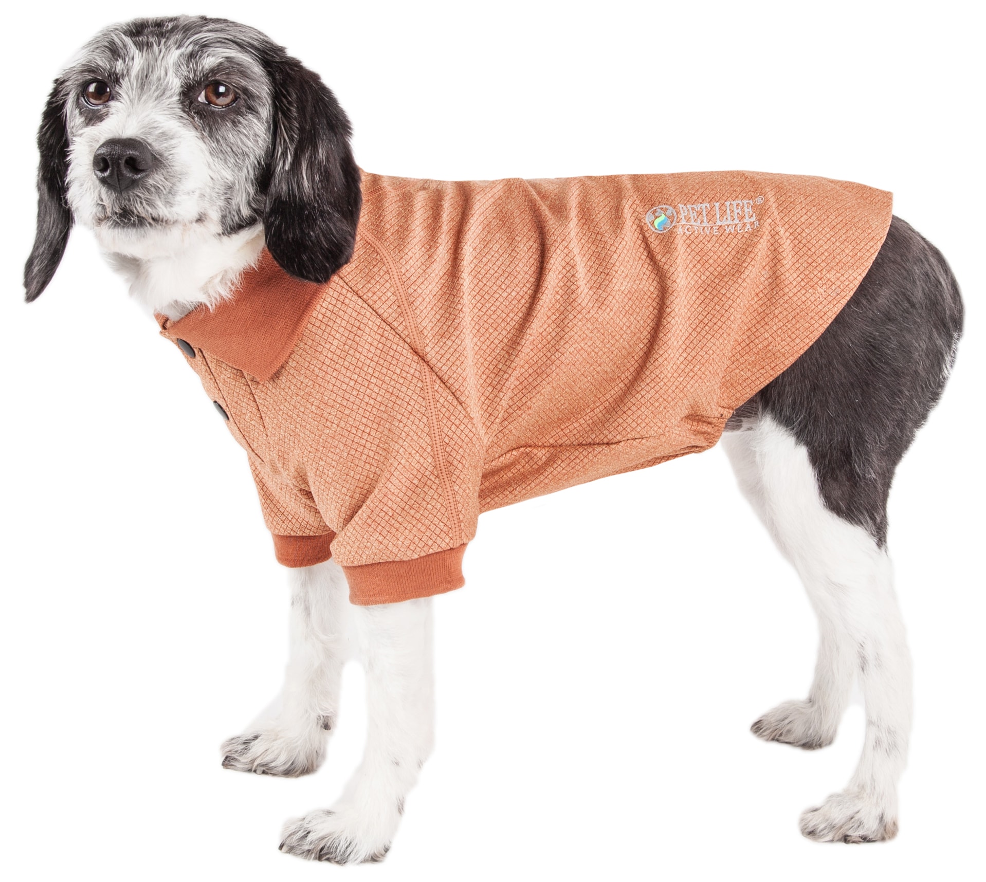Pet Life PLHL2TNSM Brown Dog/Cat Pet Shirt Small