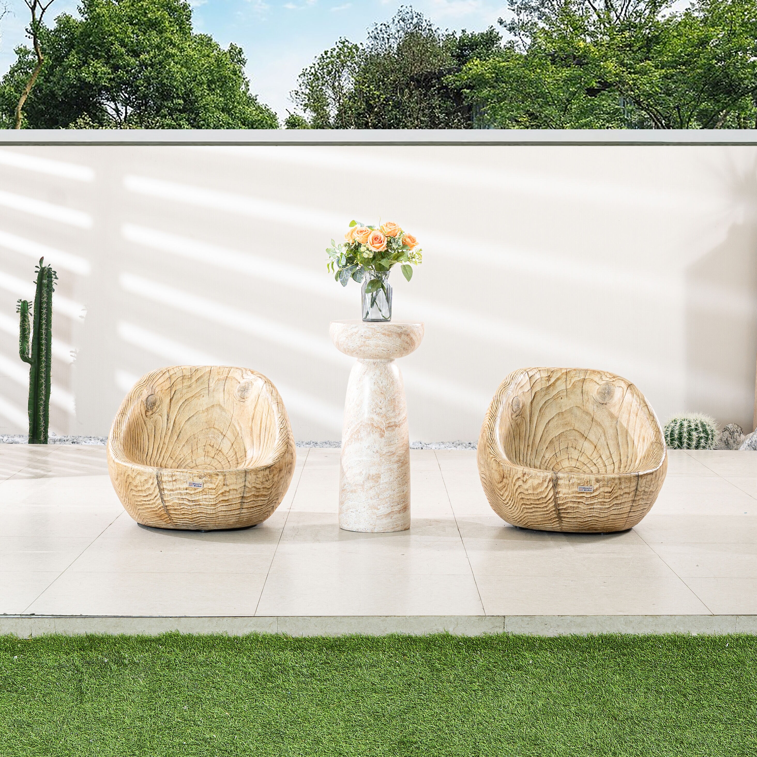 Direct Wicker DWC-230018ST20SC Patio-Conversation-Sets - View #2