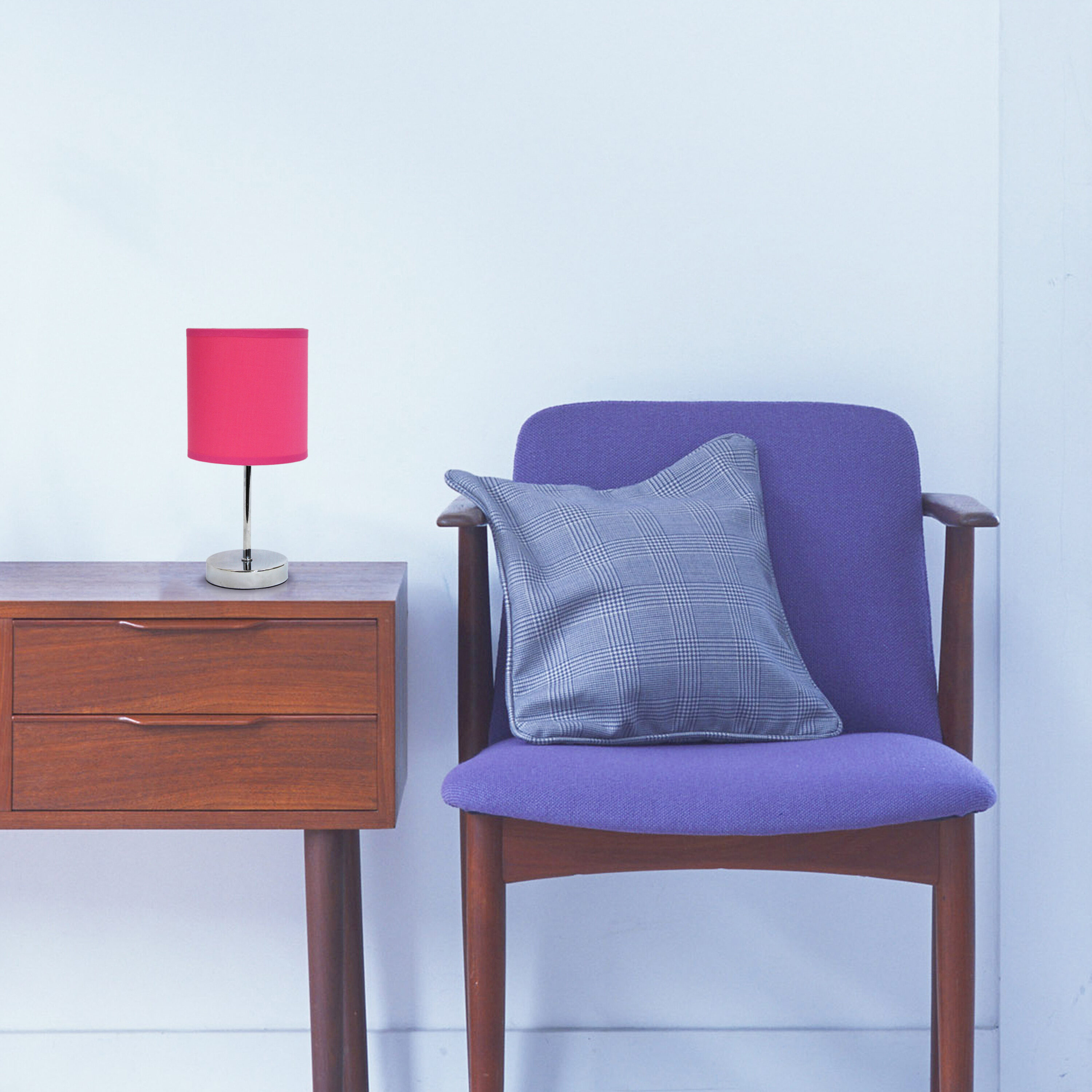 Simple Designs LT2007-HPK-LB Table-Lamps - View #5