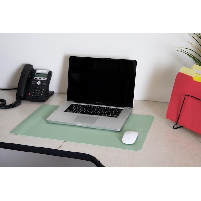 SOUVENIR Non-Slip Desk Pad, Waterproof PVC Leather Table Pad / Protector /  Mat, Dual Side PU Mat Large Mouse Pad Waterproof Desk Organizers Office  Home Gaming (Pale Green, 78x39cm) Mousepad - SOUVENIR 