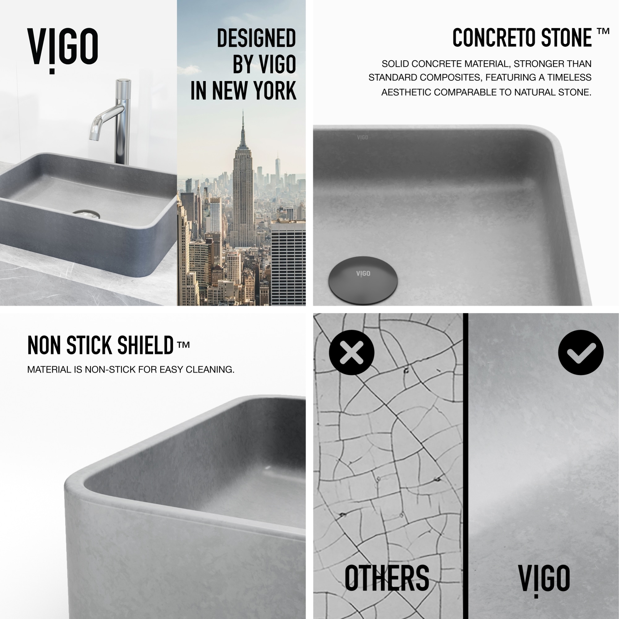 VIGO VGT2075 Bath-Sink - View #5