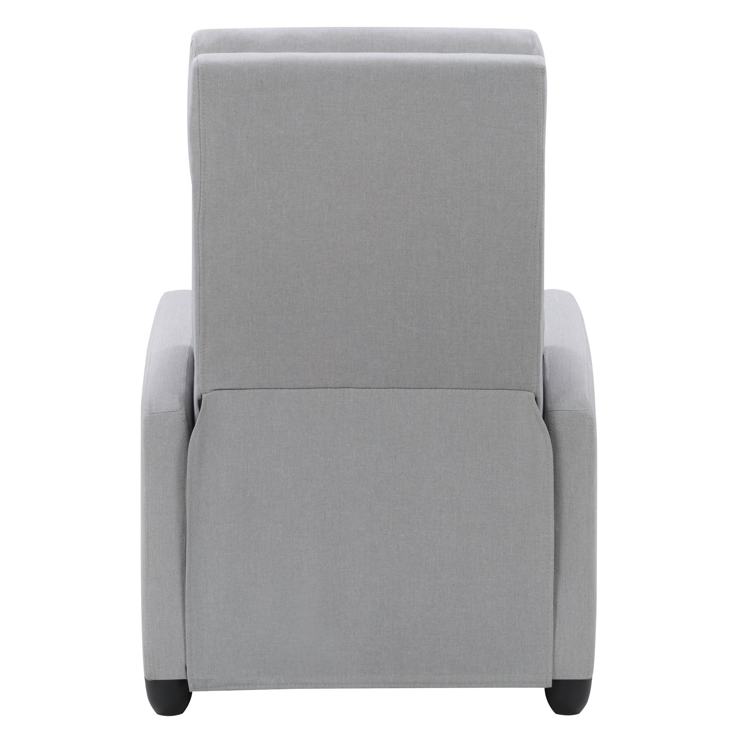 CorLiving Recliner Chair with Extending Foot Rest, Light Grey