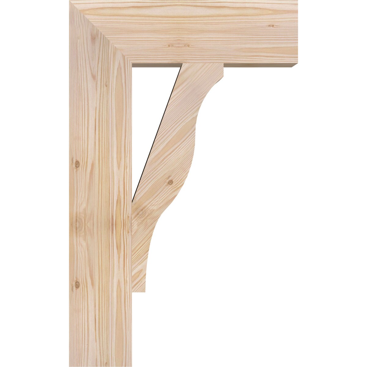 Ekena Millwork BKT06X20X32FST05SDF Exterior-Brackets-Braces - View #3