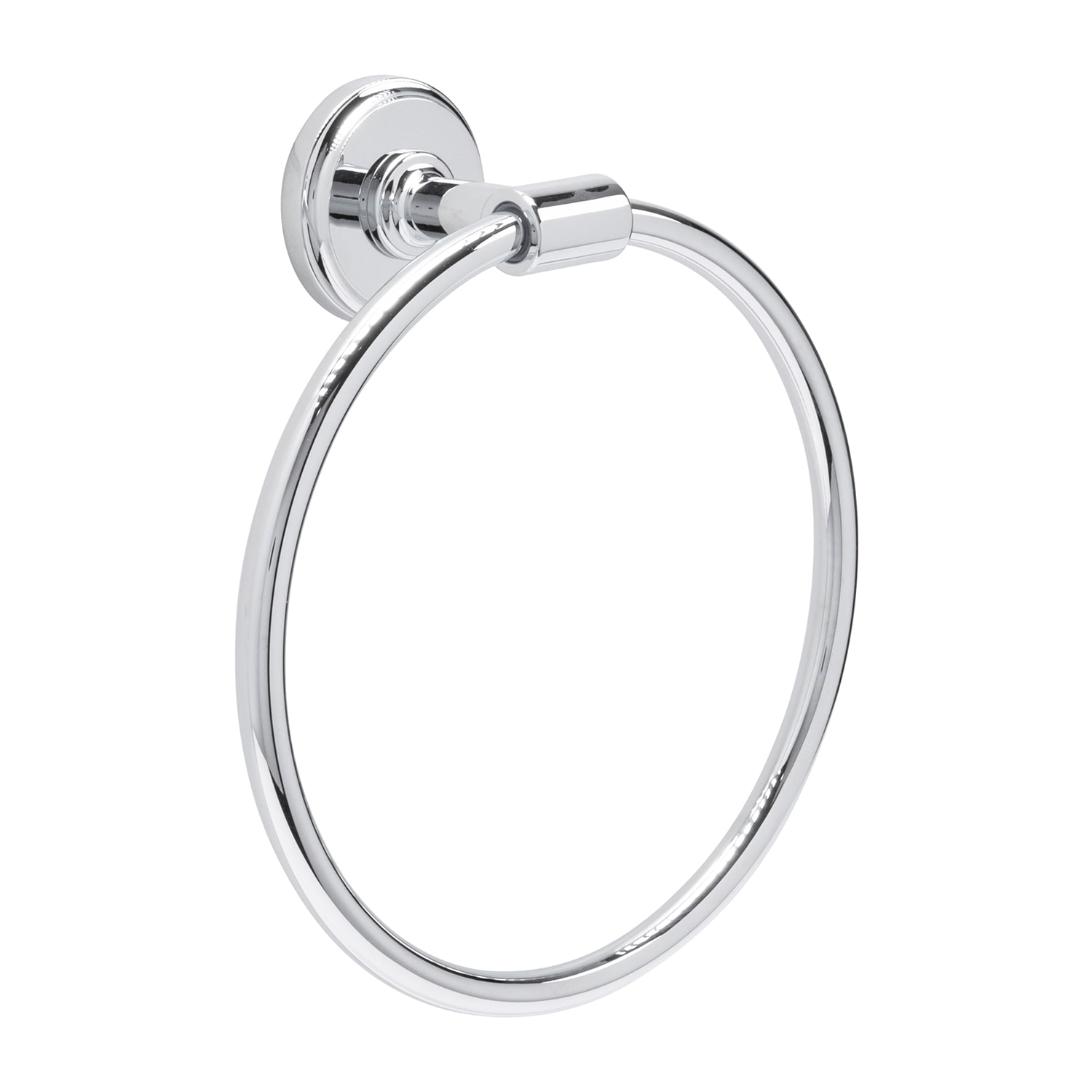 Hickory Hardware H079278-CH Piper Chrome Wall mount Single Towel Ring
