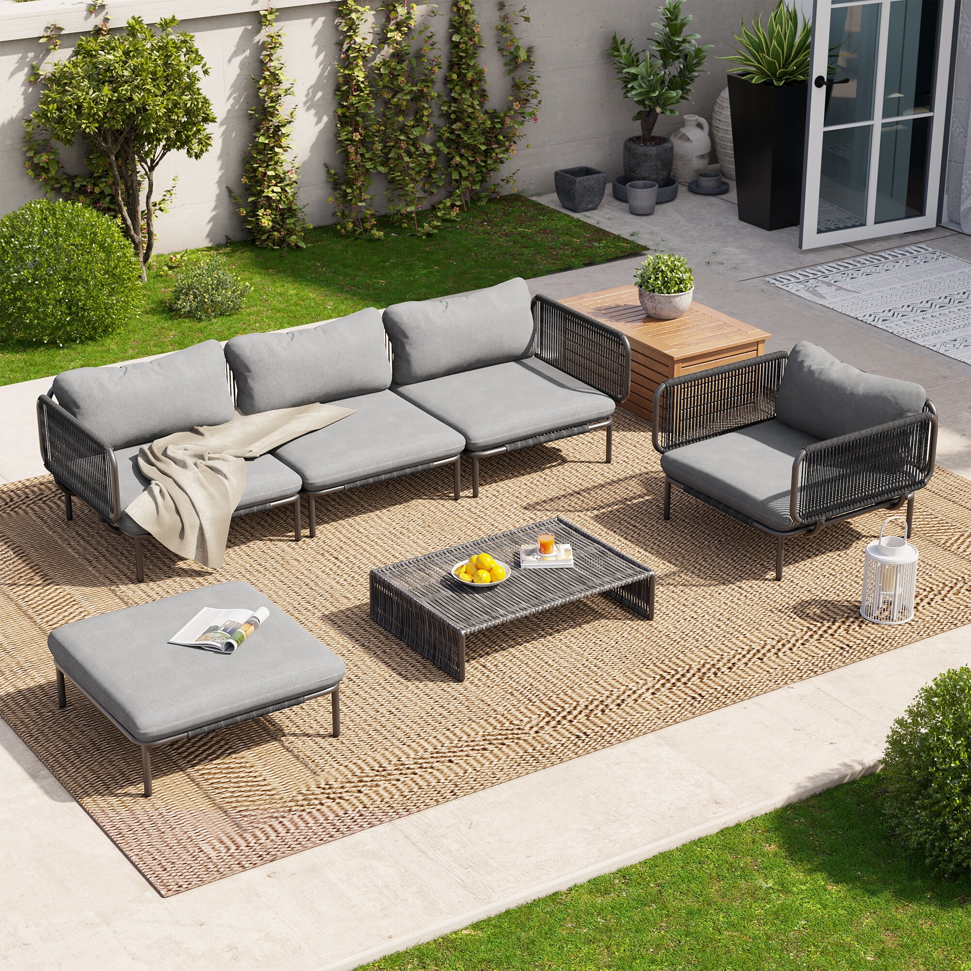 Crestlive Products CL-SF005DGY-5 Patio-Sofas-Daybeds - View #7