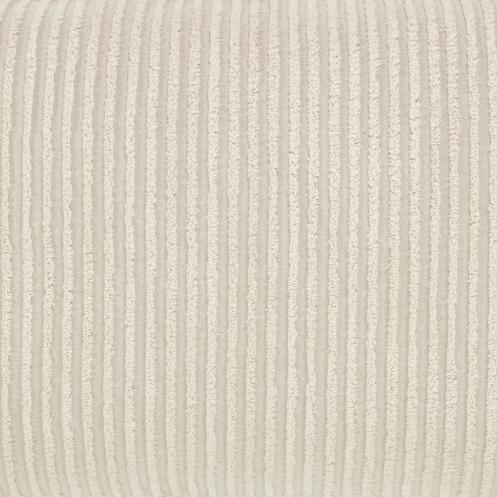 Ivory Cotton Chenille Tufted Euro Sham