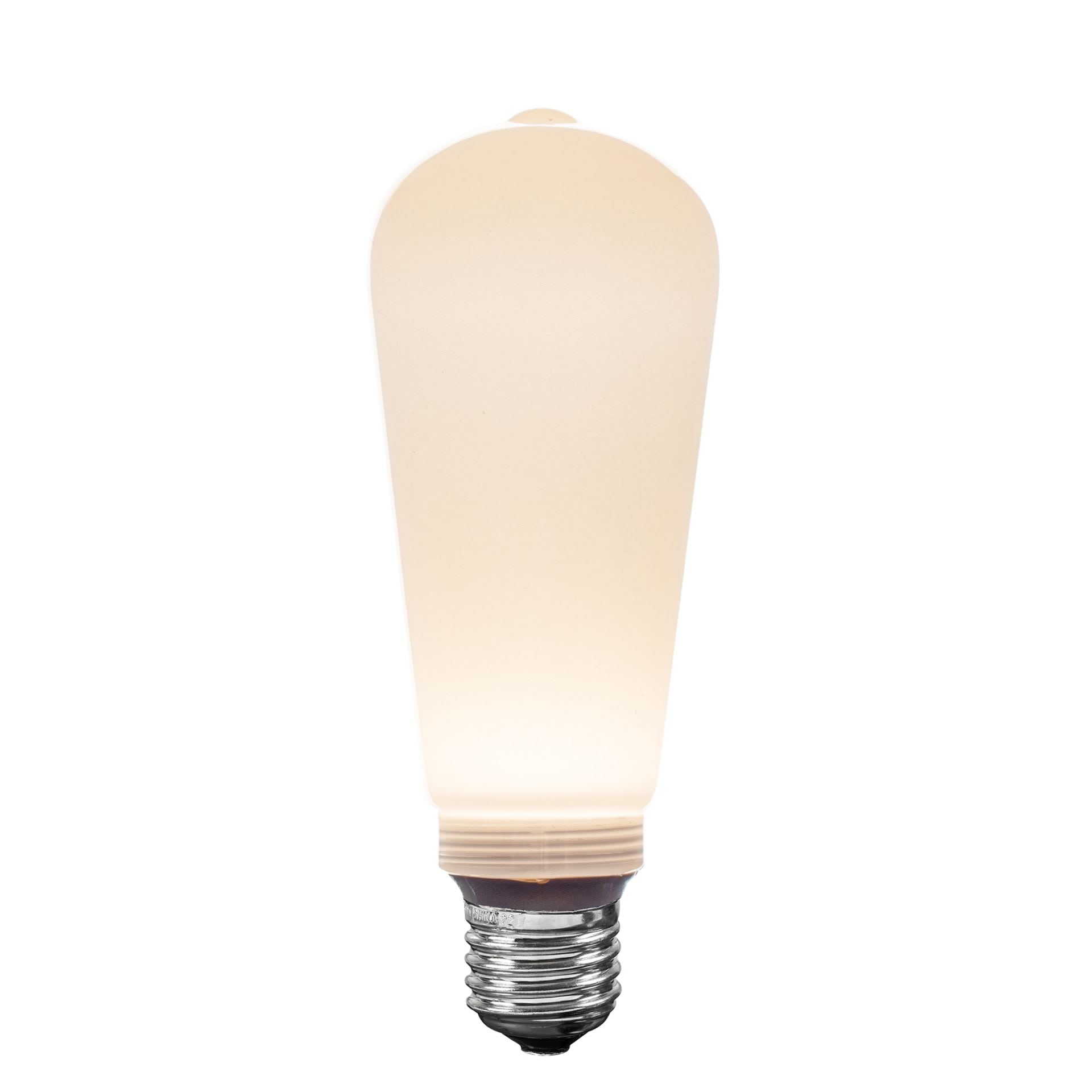 Novelty Lights Festive Living Velora Light ST19 LED Glass Edison Bulb for Pendants and Patio Strings 2700K Warm White CoB 3 Watt Light E26 Medium Base