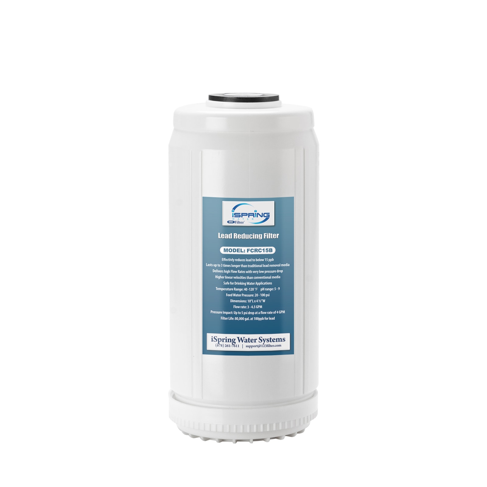 iSpring FCRC15B FCRC15B 15-GPM Chemical absorption Well water Whole House Water Filtration System